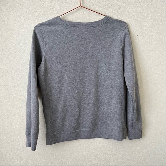 Old Navy Toasty Martini gray crewneck sweatshirt - Picture 3 of 6